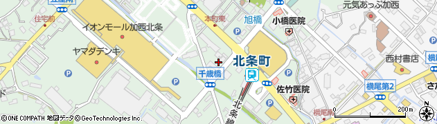 兵庫県加西市北条町北条59周辺の地図