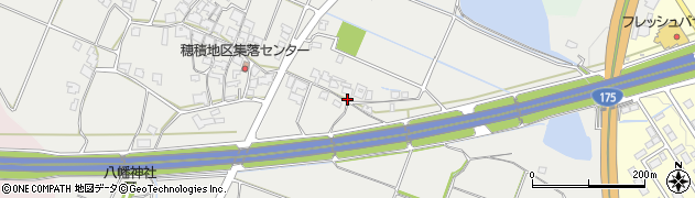 兵庫県加東市穂積周辺の地図