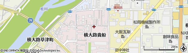 京都府京都市伏見区横大路貴船21周辺の地図