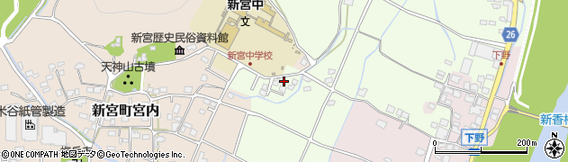兵庫県たつの市新宮町吉島317周辺の地図