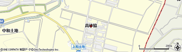 愛知県常滑市矢田（高砂脇）周辺の地図