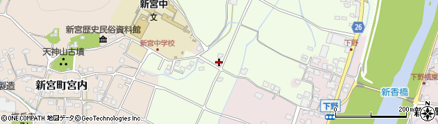 兵庫県たつの市新宮町吉島372周辺の地図
