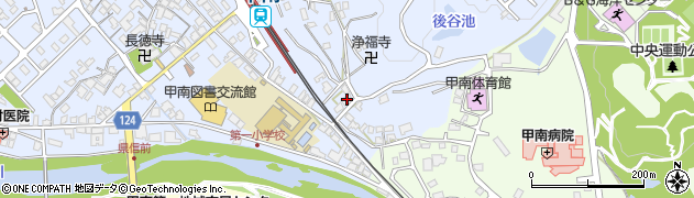 滋賀県甲賀市甲南町深川1655周辺の地図