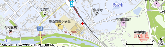滋賀県甲賀市甲南町深川1648周辺の地図
