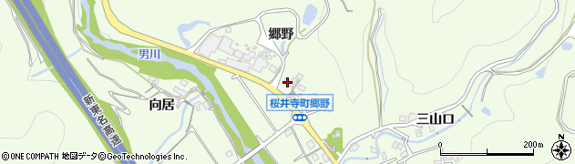 愛知県岡崎市桜井寺町郷野69周辺の地図
