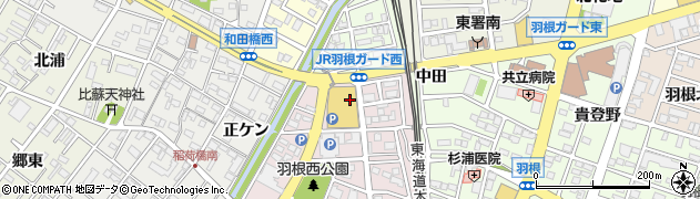 らーめん寿がきやＭ＆Ｋ岡崎店周辺の地図