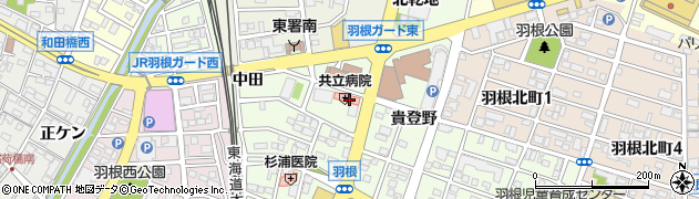 医療法人大朋会 岡崎共立病院周辺の地図