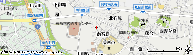 愛知県岡崎市岡町南屋敷周辺の地図