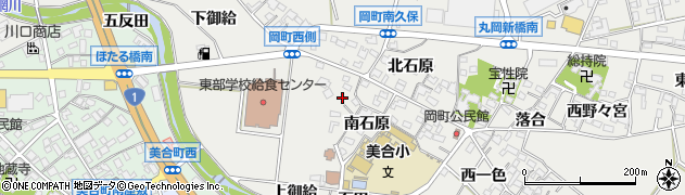 愛知県岡崎市岡町（南屋敷）周辺の地図