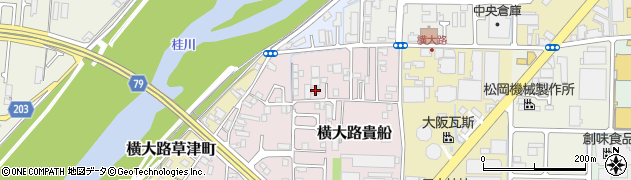 京都府京都市伏見区横大路貴船7周辺の地図