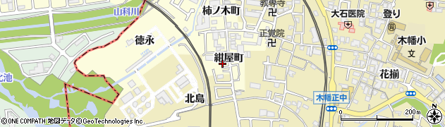 京都府宇治市六地蔵紺屋町6周辺の地図