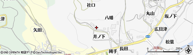 愛知県新城市須長（八幡）周辺の地図