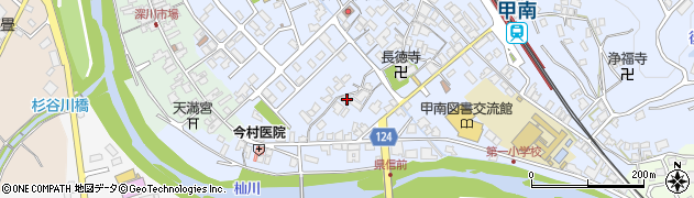 滋賀県甲賀市甲南町深川2077周辺の地図