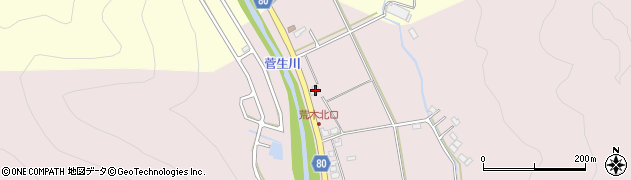 兵庫県姫路市夢前町菅生澗1521-8周辺の地図