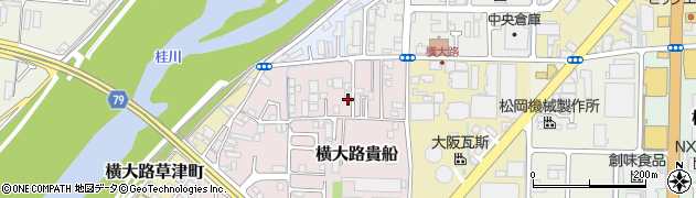 京都府京都市伏見区横大路貴船13周辺の地図