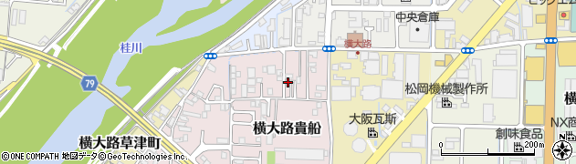 京都府京都市伏見区横大路貴船14周辺の地図