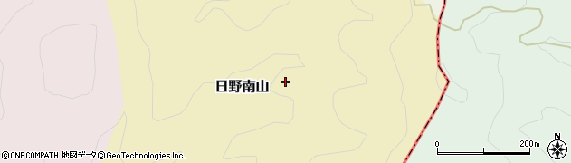 京都府京都市伏見区日野南山周辺の地図