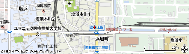 中央電設株式会社　昭和四日市石油現場詰所周辺の地図