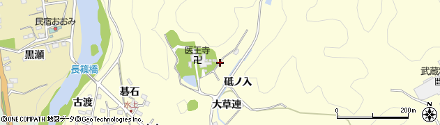 愛知県新城市長篠（弥陀の前）周辺の地図