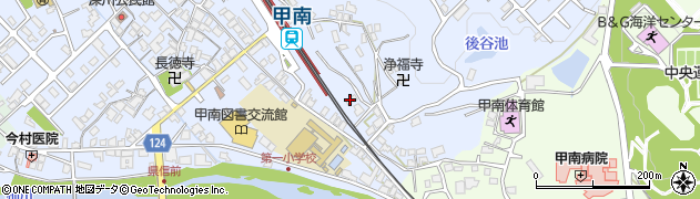 滋賀県甲賀市甲南町深川1650周辺の地図