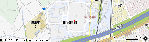静岡県静岡市駿河区用宗巴町周辺の地図