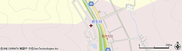 兵庫県姫路市夢前町菅生澗1489-63周辺の地図