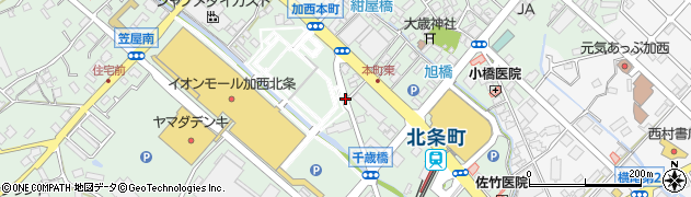 豊田お好み焼店周辺の地図