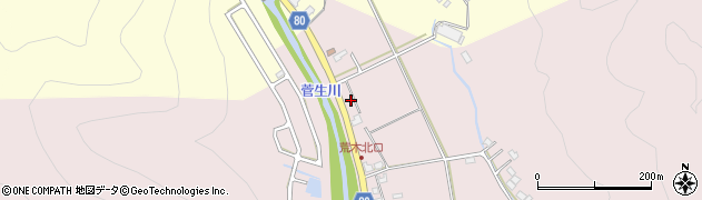 兵庫県姫路市夢前町菅生澗1521周辺の地図