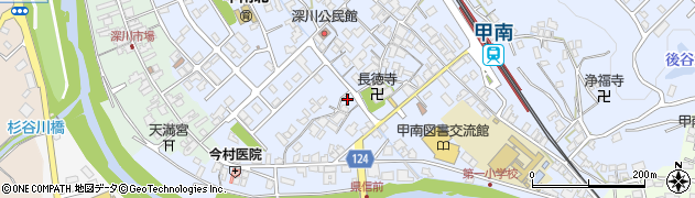 滋賀県甲賀市甲南町深川1990周辺の地図