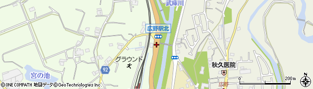 広野大橋周辺の地図