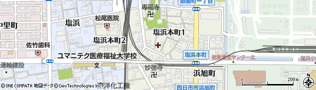 三重県四日市市塩浜本町周辺の地図