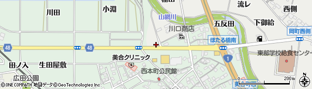 イワタニ東海株式会社　三河支店周辺の地図