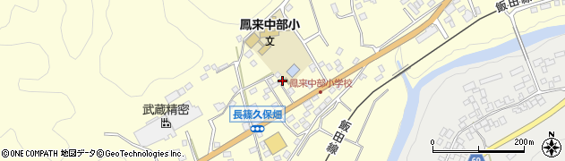 愛知県新城市長篠（竹田）周辺の地図