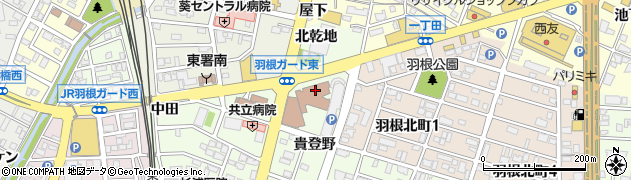 岡崎公共職業安定所周辺の地図