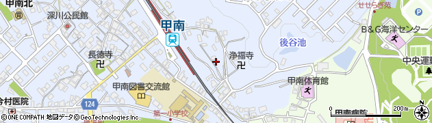 滋賀県甲賀市甲南町深川1636周辺の地図