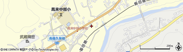 愛知県新城市長篠（金山）周辺の地図