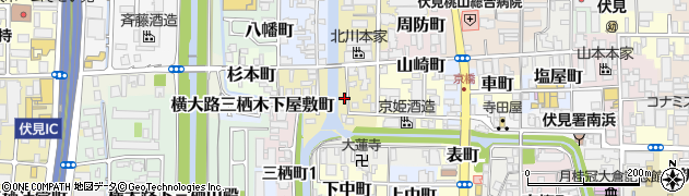 京都府京都市伏見区村上町400周辺の地図