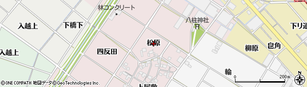愛知県安城市川島町（松原）周辺の地図