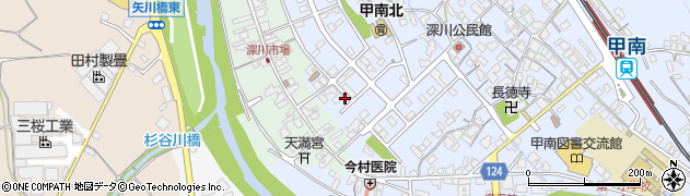 滋賀県甲賀市甲南町深川2825周辺の地図