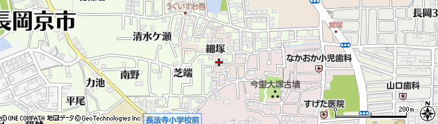 京都府長岡京市今里周辺の地図