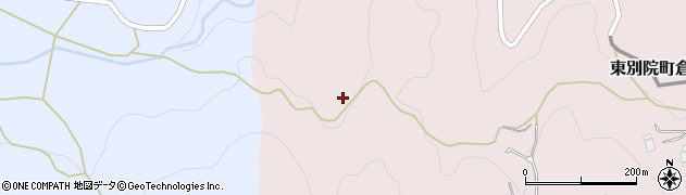 京都府亀岡市東別院町倉谷（湯屋谷）周辺の地図
