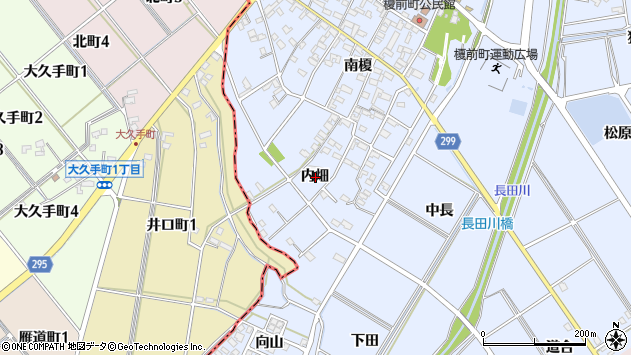 〒444-1214 愛知県安城市榎前町の地図