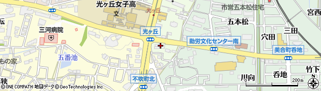 愛知県岡崎市大西町南ケ原31周辺の地図