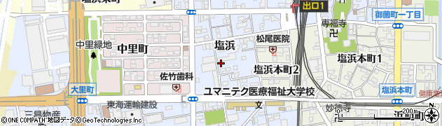 三重県四日市市塩浜962周辺の地図