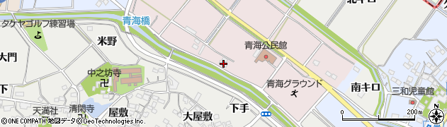愛知県常滑市大塚町136周辺の地図