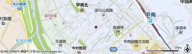 滋賀県甲賀市甲南町深川2769周辺の地図