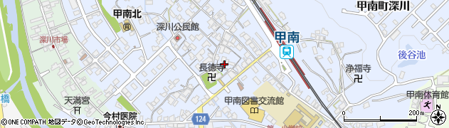 滋賀県甲賀市甲南町深川1912周辺の地図