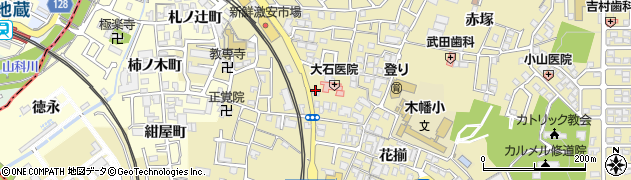 宇治・竹材工芸周辺の地図