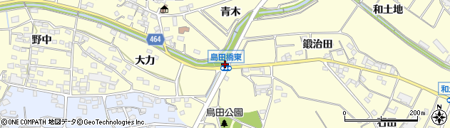 島田橋東周辺の地図