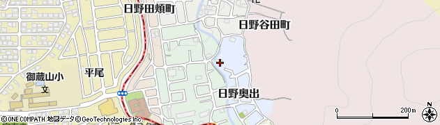 京都府京都市伏見区日野奥出18周辺の地図